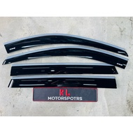 Mazda CX8 2018 - 2025 Injection Stainless Steel window sun rain Door Visor front rear side CX 8 lip 