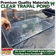 2x2x1ft AZOLLA GAUGE 16 AZOLLA POND TRANSPARENT CLEAR TRAPOND FISH POND FISH TANK LONA