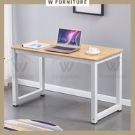 WFURNITURE 5feet 4feet Writing Table Office Table Working Laptop Table Computer Desk Metal Leg Meja 