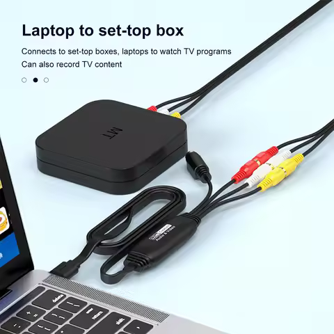 USB Video Capture Card VHS VCR TV DVD Audio Capture Adapter Card USB To AV Video Capture Adapter for