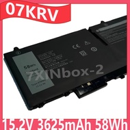 07KRV 15.2V 3625mAh 58Wh Battery for Dell H4PVC Latitude 15 7530 15 7530 112CM  15 7530 8C8J1 15 753