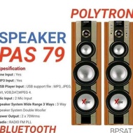 speaker aktif polytron pas 79 xbr bluetooth usb radio