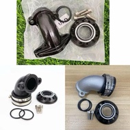UNIVERSAL 28MM RACING INTAKE PIPE UFO 28 ADJUSTABLE TENGKUK MOTOR EX5 KRISS WAVE125 SRL WAVE110 ALPH