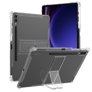For Samsung Galaxy Tab S6 Lite 10.4 2020 P610 P615 Tablet Cover Shockproof Clear TPU+Acrylic S Pen Holder Stand s7/s8/s9+/a8/s7fe/s6/a9/s9ultra2023