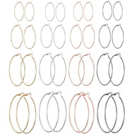 15 Pairs Wholesale Clip on Earrings for Women -Clip on Hoop Earring - Fake Hoops Clipon Earing Fake 