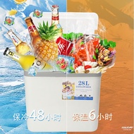 Cold Storage Box Stall Storage Ice Insulation Box Takeaway Dedicated Stall Ice Cube Refrigerator Ice