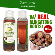 100ml Bryel's Care ALINGATONG Liniment Herbal Oil WITH REAL Red Alingatong Roots and Extract by Zamu