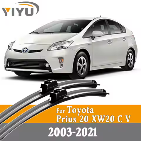 2PCS Car Front Wiper Blades For Toyota Prius 20 XW20 C V 2003-2021 Accessories Window Windscreen Win