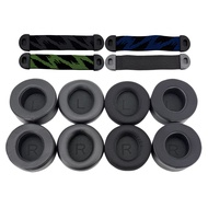 Replacement Ear Pad Top Headband Earpads Cushion Cover For Alienware AW520H/AW720H/AW725H Headphones