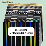 【In-Stock】 A1 Mini Build Plate Carbon PEY PEY PEO H1H PEI Double Sided Bed Spring Steel Sheet Pei Sh