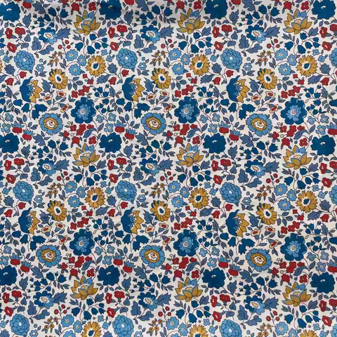 Danjo Floral 80S Tissun liberty Cotton Poplin Fabric For Kids Baby Sewing Cloth Dresses Skirt DIY Pr