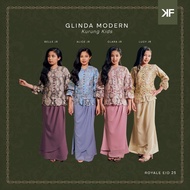Kids Kurung Glinda Modern Fancy Raya 2025 Kurung Factory Baju Kurung Kanak Kanak