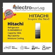 Hitachi R-HWS480KS-X/XN Multi Door Refrigerator 364L
