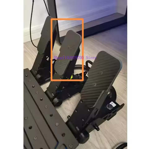 Simulated Racing Game Carbon Fiber Throttle/Brake/Clutch Pedal Panel Modification Upgrade Kit For Fa