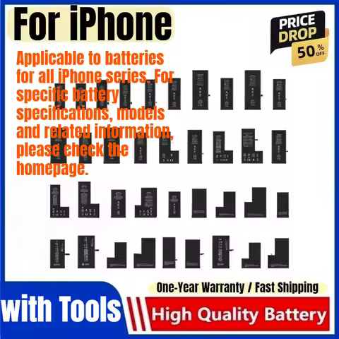 Battery for IPhone 7/7Plus/8/8Plus/X/XS/XSMax/XR/11/11Pro/11ProMax/12/12mini/12Pro/12ProMax/13/13min