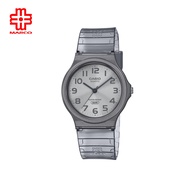 Casio General MQ-24S-8B Grey Translucent Resin Band Women Youth Watch