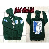 Anime attack on titan SNK zipper Child Jacket