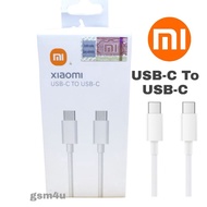 XIAOMI MI 65W 5A Type-C to Type-C Turbo Charge Fast Charging Cable for PC LAPTOP Notebook Mi 12 11T 