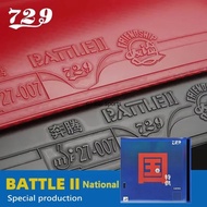Friendship 729 Table Tennis Rubber Battle 2 National Blue Sponge (Super Select) Battle 2 Pro Ping Po