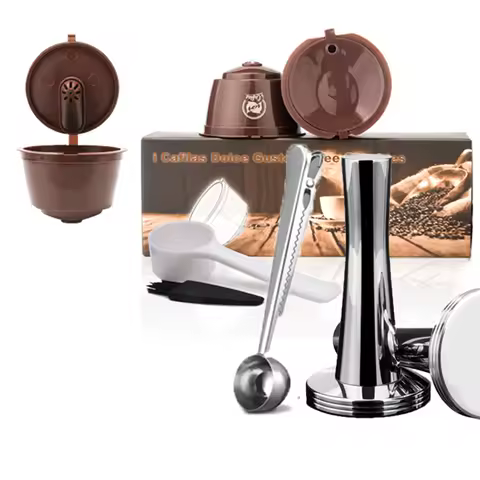 For Nescafe Dolce Gusto Coffee Filters Capsule Pod Reusable Refillable Dolci Gusto Coffee Tea Drippe