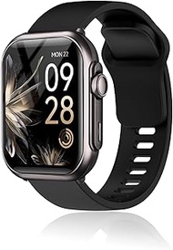 NOUKAJU Band for RUXINGX G62 Smart Watch, SmartWatch Replacement Band,Soft Silicone Strap,SmartWatch