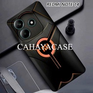 01-GB Softcase REDMI NOTE 14 5G - Flexible rubber material - MI Motif - flexible silicone - REDMI NO