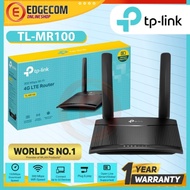 Wifi Router Modem TPLINK TL-MR100 4G LTE 300Mbps Support All Operators