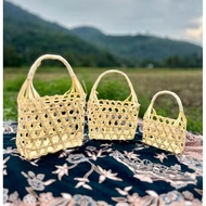 🎁(10 PCS) BAKUL BAG ROTAN TRADISIONAL EXCLUSIVE PREMIUM CLASSIC - DOORGIFT PREMIUMHANDMADE BAG ROTAN