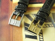 2件 70'S 古董 NOS HAMILTON 咸美頓 9MM 皮錶帶連8MM 包金及白銻扣