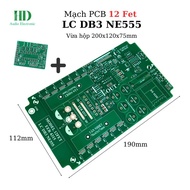 PCB 12 feet LC DB3 NE555 electric starter board + KA3525 oscillator FR4 plug E43 welding machine tra