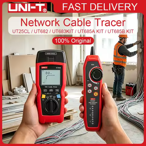 UNI-T UT682 UT683KIT UT685A/B KIT UT25CL Network Wire Tester Tracker RJ11 RJ45 Wire Line Finder Cabl