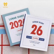 [Chuffed-t] 2026 Schedule Life Planner Book Minimalist With Calendar Student Study Diary Retro Journ