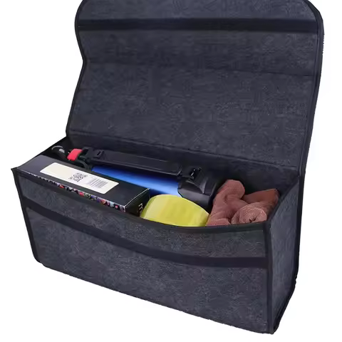 Car Felt Storage Box Car Storage Bag Enlarged And Thickened Soft Felt Storage Box Household Storage 