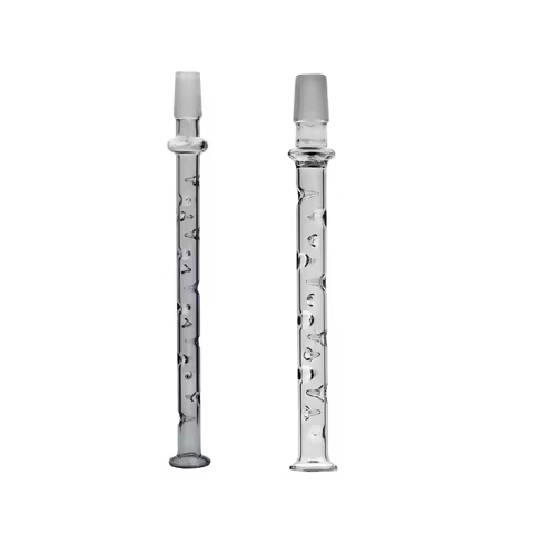 200mm 14mm 18mm male Dimpled 3D Cooling Glass Mouthpiece Accessory