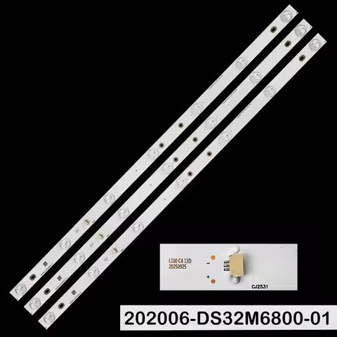 3 pcs LED BackLight Strip For 32 inch TV LED BackLight Strip For ED32E4BM 202006-DS32M6800-01 D32M59