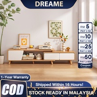 Nordic Modern Wooden TV Cabinet 5FT/6FT - Storage Console Rak TV Kabinet TV Almari TV Murah Malaysia