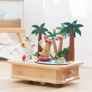 【羊駝派對】搖擺轉架音樂盒 | Wooderful life