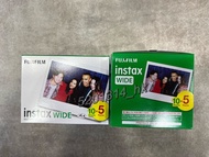 【全新正貨 門市現貨】 FUJIFILM 富士 instax Wide 即影即有菲林相紙 (10張x5) wide300相紙