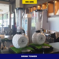 HUGeARNS - Premium Botol Tower Drink Ice Cube Cocok Untuk Kafe Bar Resto / Drink Tower Dispenser Den