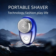 Mini Electric Shaver For Men Pocket Size Washable Rechargeable Portable Cordless Trimmer Knive Face 