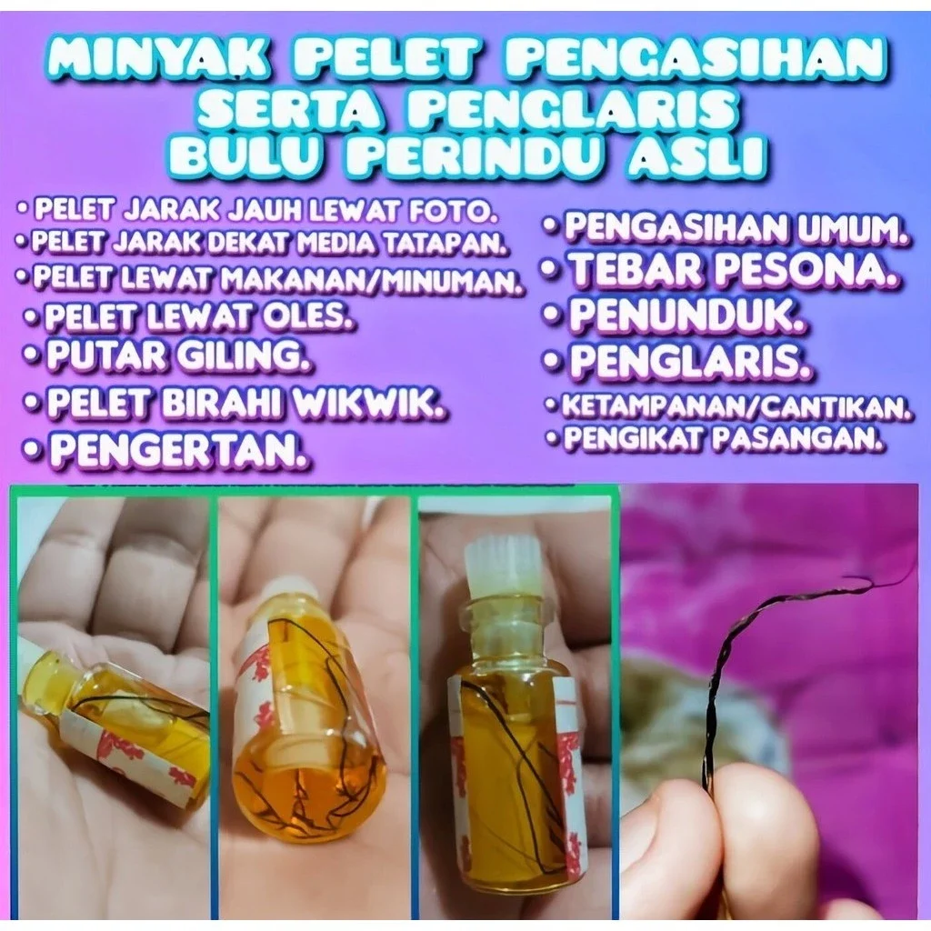 parfum pemikat lawan jenis asli bulu nya perindu kalimantan kemasan 3ml