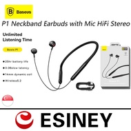 Baseus P1 Bluetooth 5.2 Magnetic Adsorption Wireless Headphone Hanging Neck In-Ear Hifi Music Game S