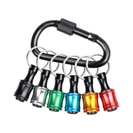 1/4 Hex Shank Drill Bit Holder Keychain Extension Bar Quick Release Bit Holders Impact Driver Drill