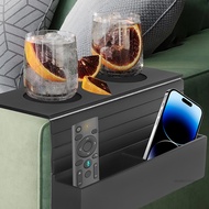 Creative Bamboo Sofa Armrest Armrest Tray Flensable Farmrest Table Table Organizer เหมาะกับที่เท้าแข