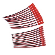 20 AWG JST Plug Connector 2 Pin Male Female Plug Connector Cable Wire for LED Lamp Strip RC Toys Bat