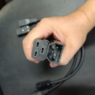 Power cord c14 to c19 UPS converter cable 3x2.5mm 50cm black