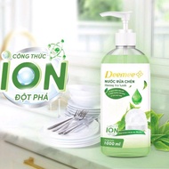 (Genuine) DeeMee dishwashing liquid 1000ml.Fragrant green tea scent.Breakthrough ION formula.Concent