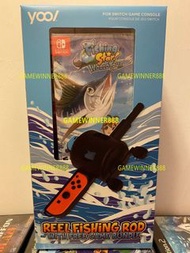 全新 Switch NS遊戲 釣魚明星世界巡迴賽 連釣魚桿套裝 FISHING STAR WORLD TOUR  w/ Reel Fishing Rod Bundle 美版中英文版