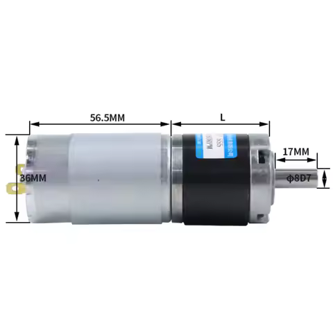 36-555 Max 100kg.cm High Torque Planetary Gear Motor Adjustable Speed Reversed