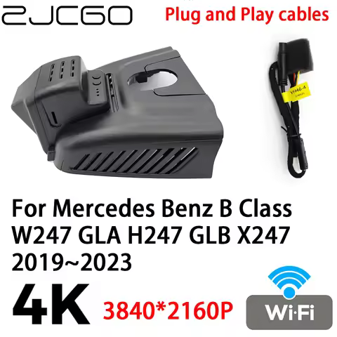 ZJCGO 4K 2160P Car DVR Dash Cam Camera Video Recorder Plug and Play for Mercedes Benz B Class W247 G